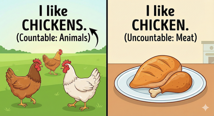 Countable vs. Uncountable Chicken