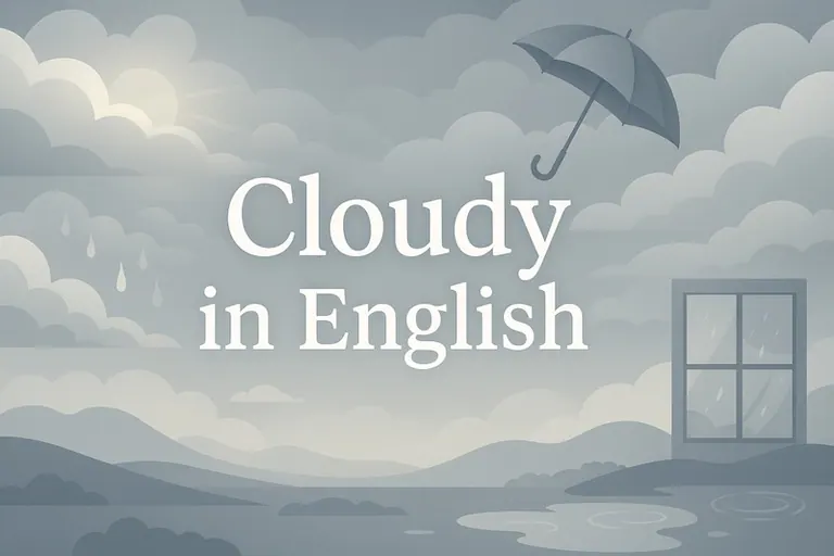 曇りの英語100選|cloudy・overcast・gloomy の違いと使い方まとめ