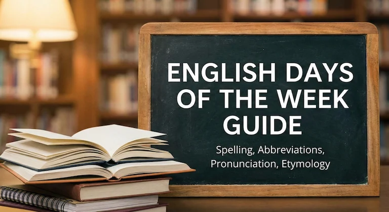 英語の曜日完全ガイド!スペル・略語・発音から覚え方・語源まで