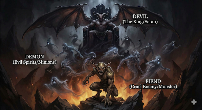 Hierarchy of Devil, Demon, and Fiend / 悪魔、デーモン、フィーンドの階層