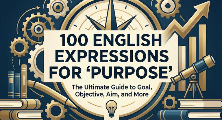 目的は英語で何?ビジネス・論文・日常で使える単語100選