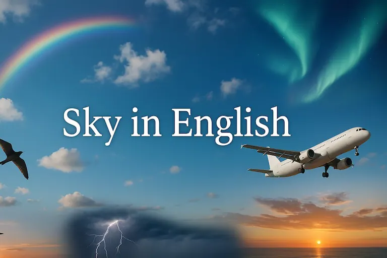 空にまつわる英単語|雲・色・比喩で広がる英語表現集