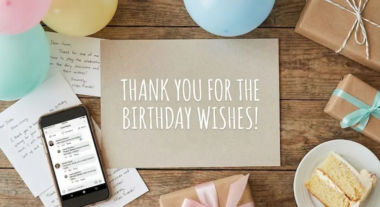 誕生日メッセージへのお礼を英語で!SNSの一言返信から丁寧な感謝メールまで例文集